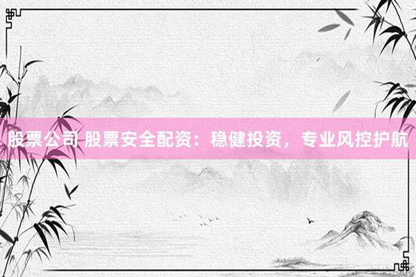 股票公司 股票安全配资：稳健投资，专业风控护航