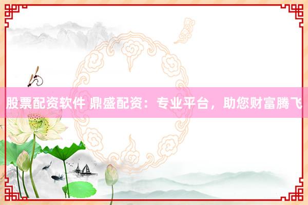 股票配资软件 鼎盛配资：专业平台，助您财富腾飞