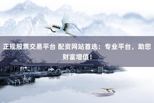 正规股票交易平台 配资网站首选：专业平台，助您财富增值！