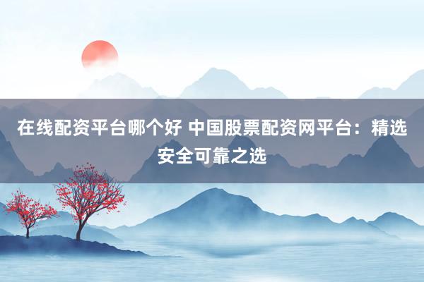 在线配资平台哪个好 中国股票配资网平台:精选安全可靠之选