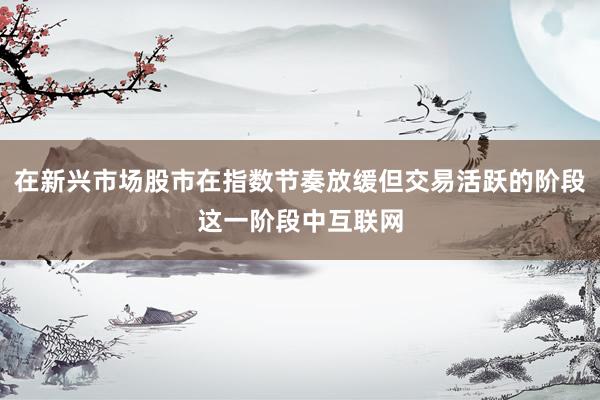 在新兴市场股市在指数节奏放缓但交易活跃的阶段这一阶段中互联网